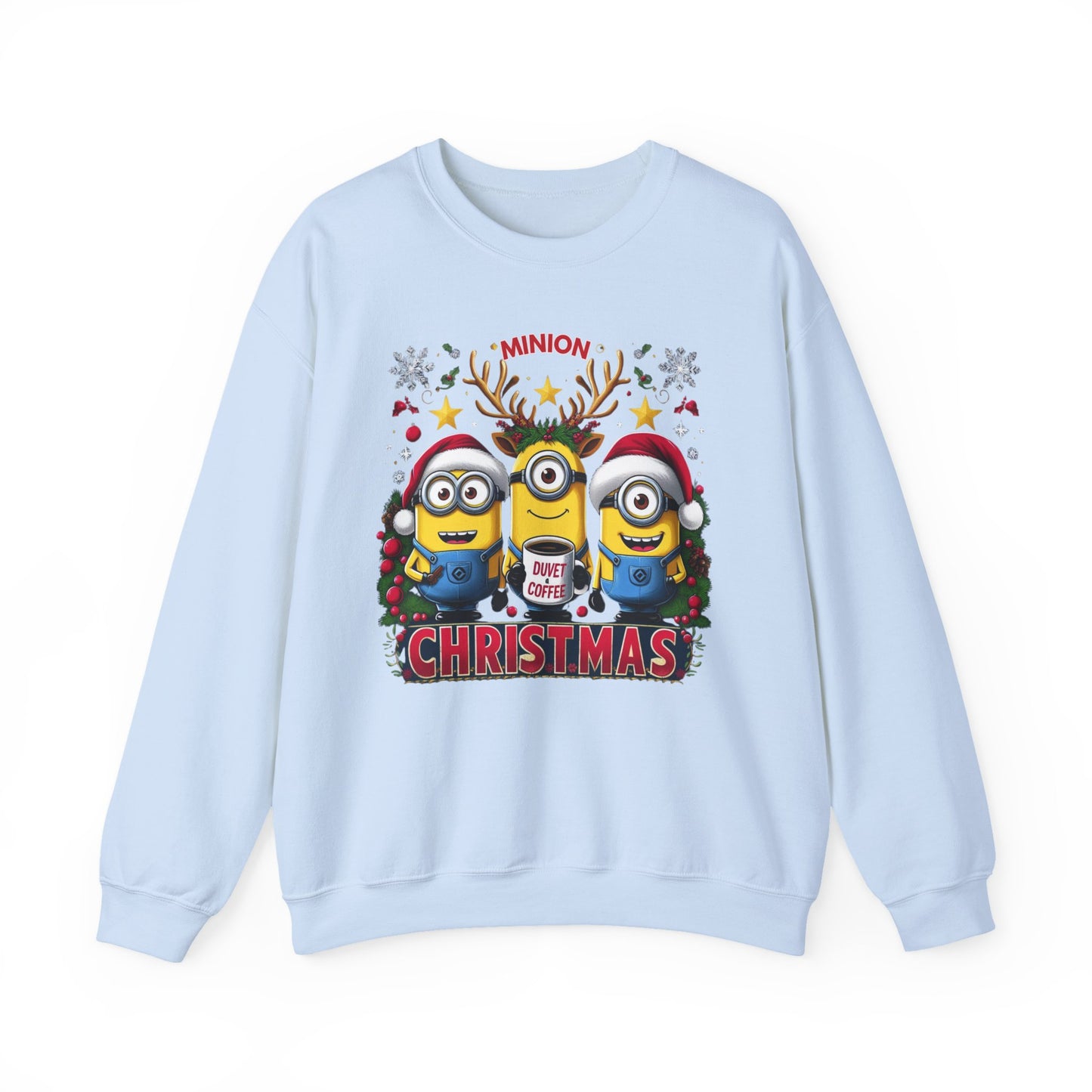 Christmas Minion Holiday Minions Sweatshirt | Cute Xmas Graphic Family Matching