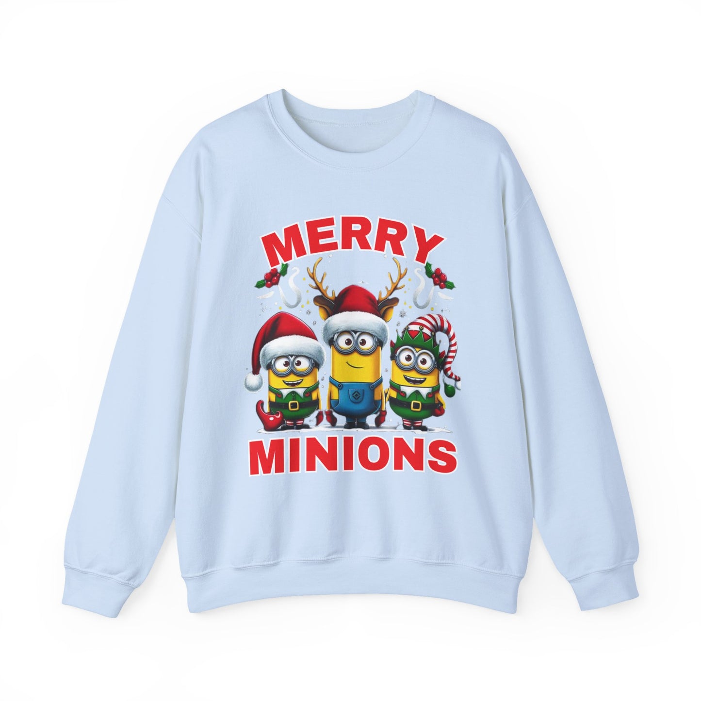 Christmas Minion Holiday Minions Sweatshirt | Cute Xmas Graphic Family Matching