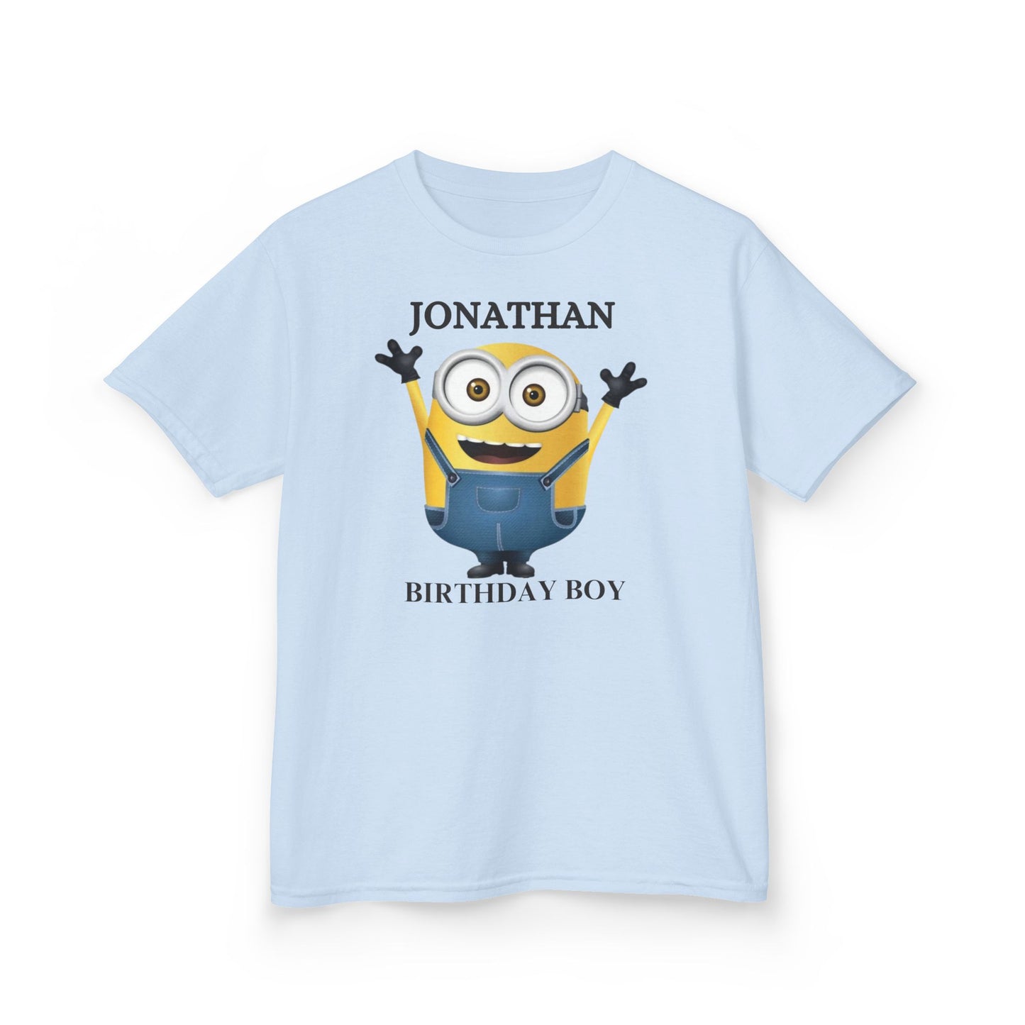 Personalized Minion Birthday T-Shirt, Minion Kids Custom Name T-Shirt, Party Tee, Kids T-Shirt Custom Minion Birthday Tee