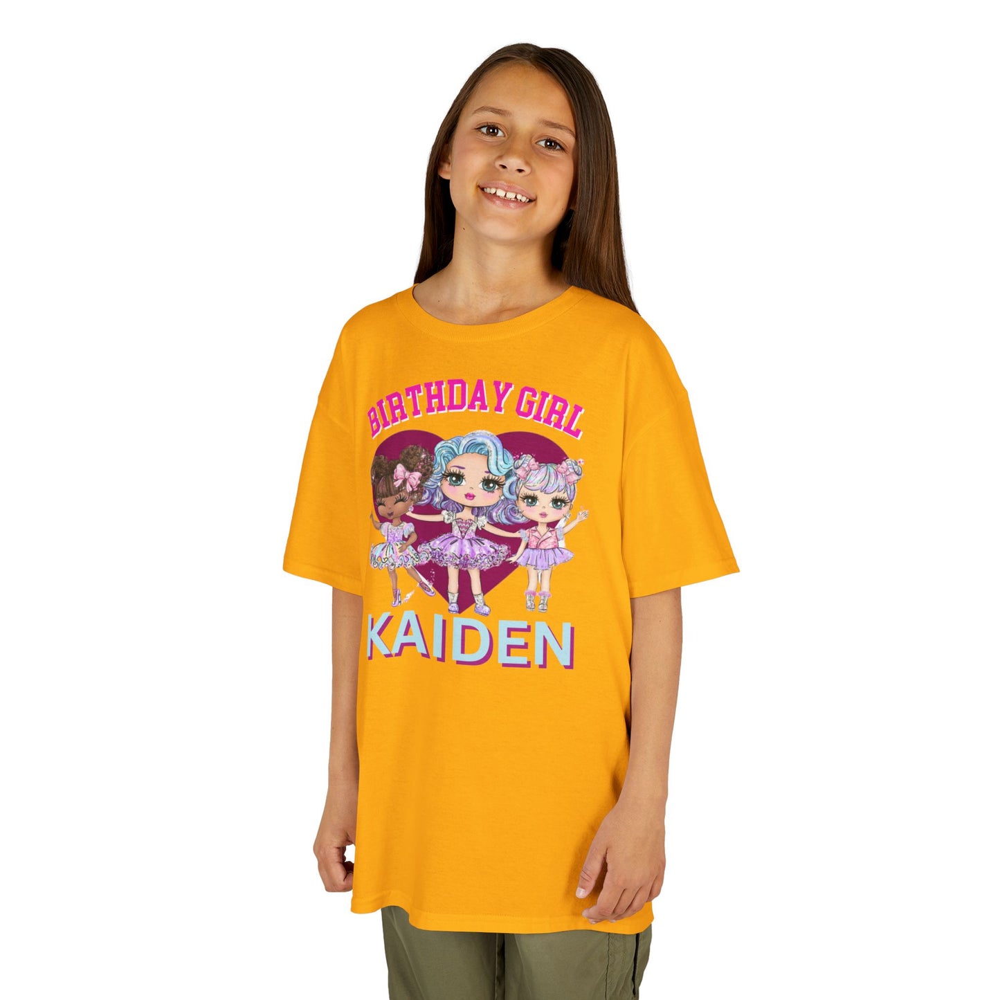 Personalized Doll Birthday T-Shirt for kids, Custom Name Lol Doll Kids, Kids Tee Personalized Doll Birthday T-Shirt