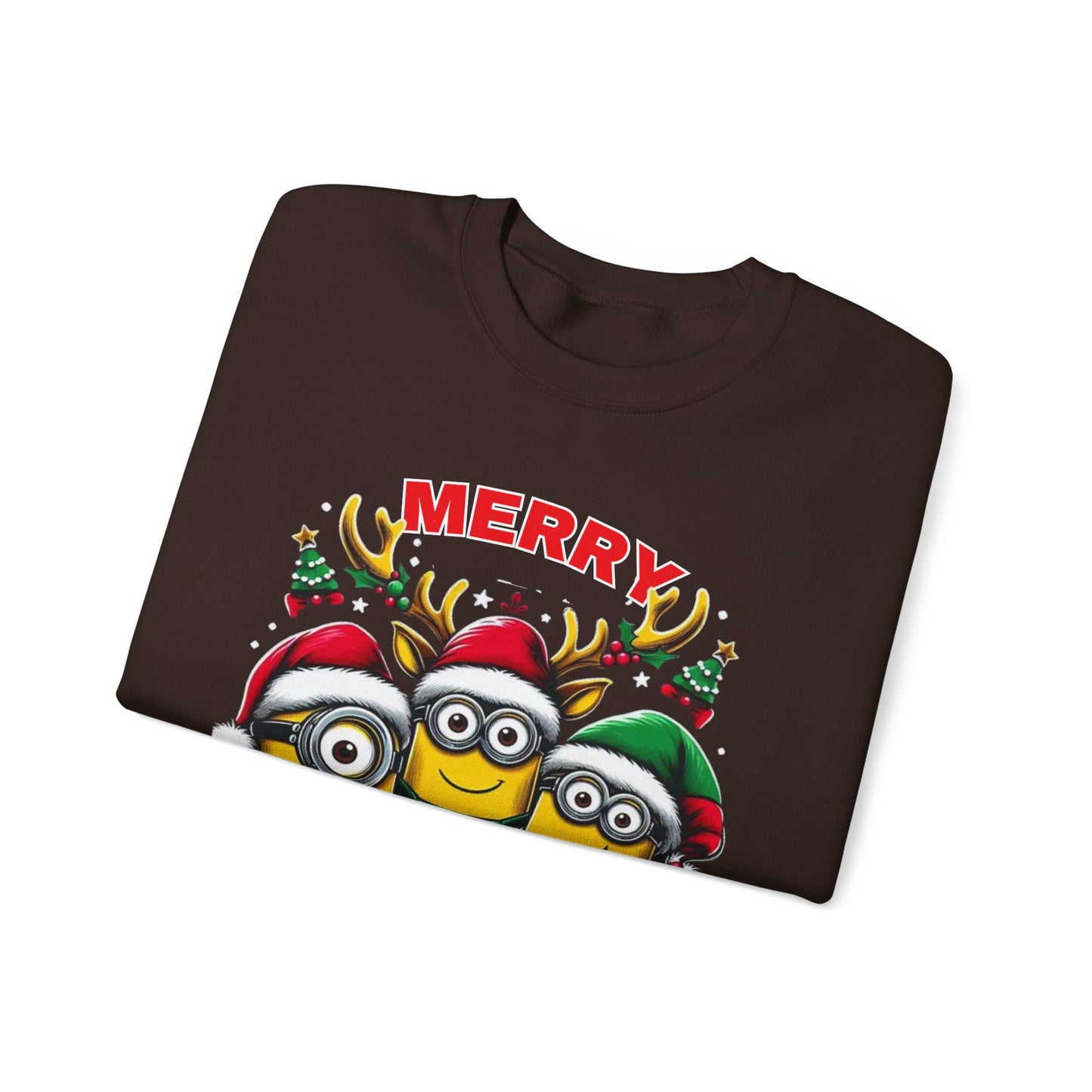 Christmas Minion Holiday Minions Sweatshirt | Cute Xmas Graphic Family Matching