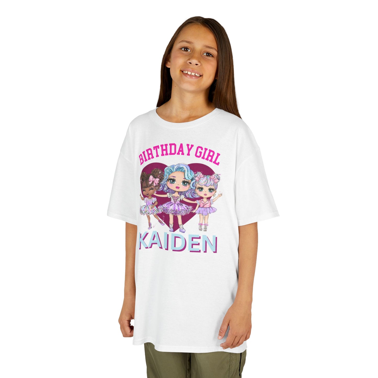 Personalized Doll Birthday T-Shirt for kids, Custom Name Lol Doll Kids, Kids Tee Personalized Doll Birthday T-Shirt