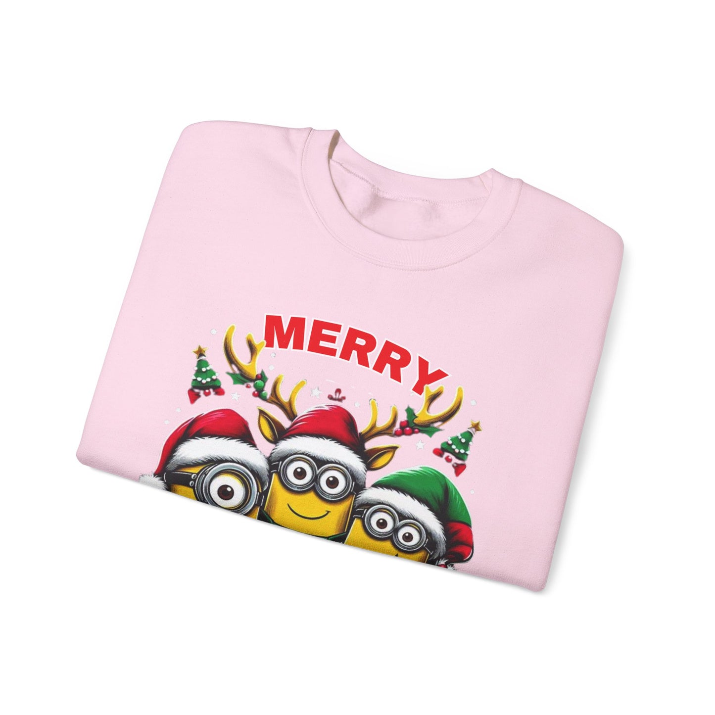 Christmas Minion Holiday Minions Sweatshirt | Cute Xmas Graphic Family Matching