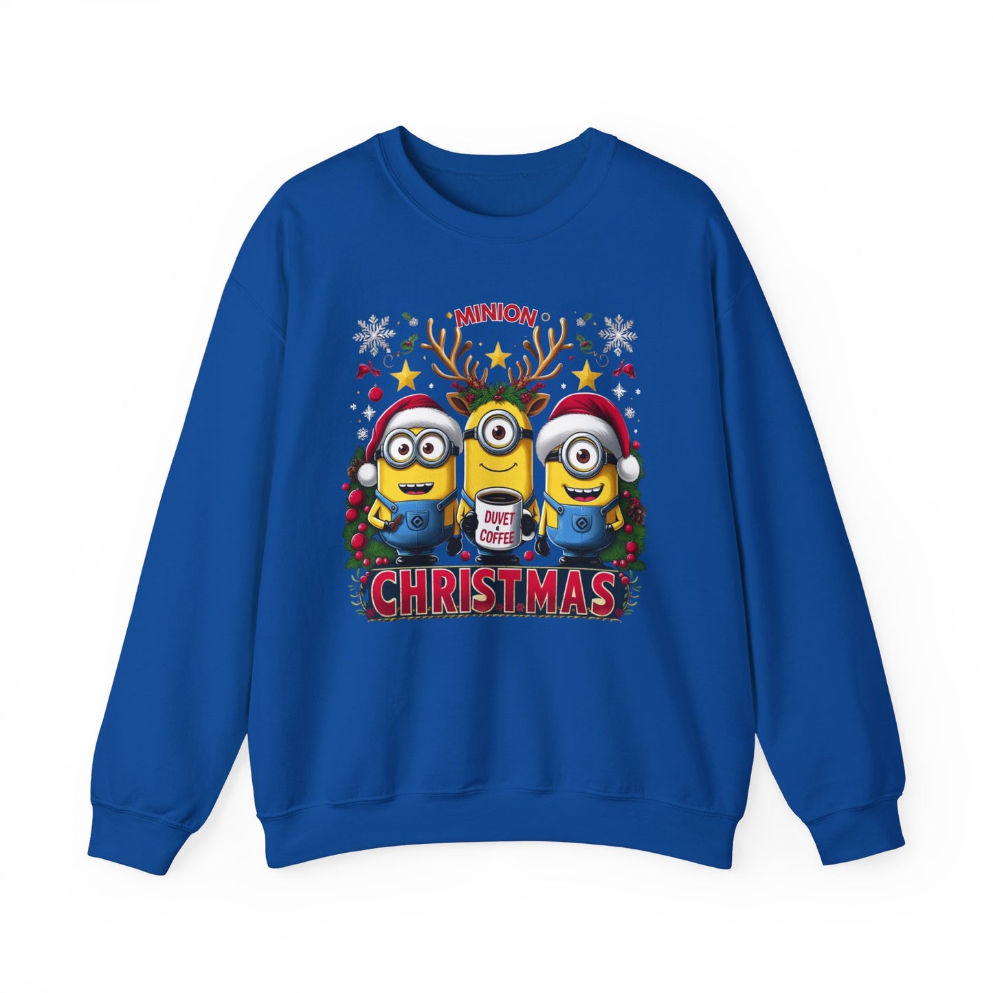Christmas Minion Holiday Minions Sweatshirt | Cute Xmas Graphic Family Matching