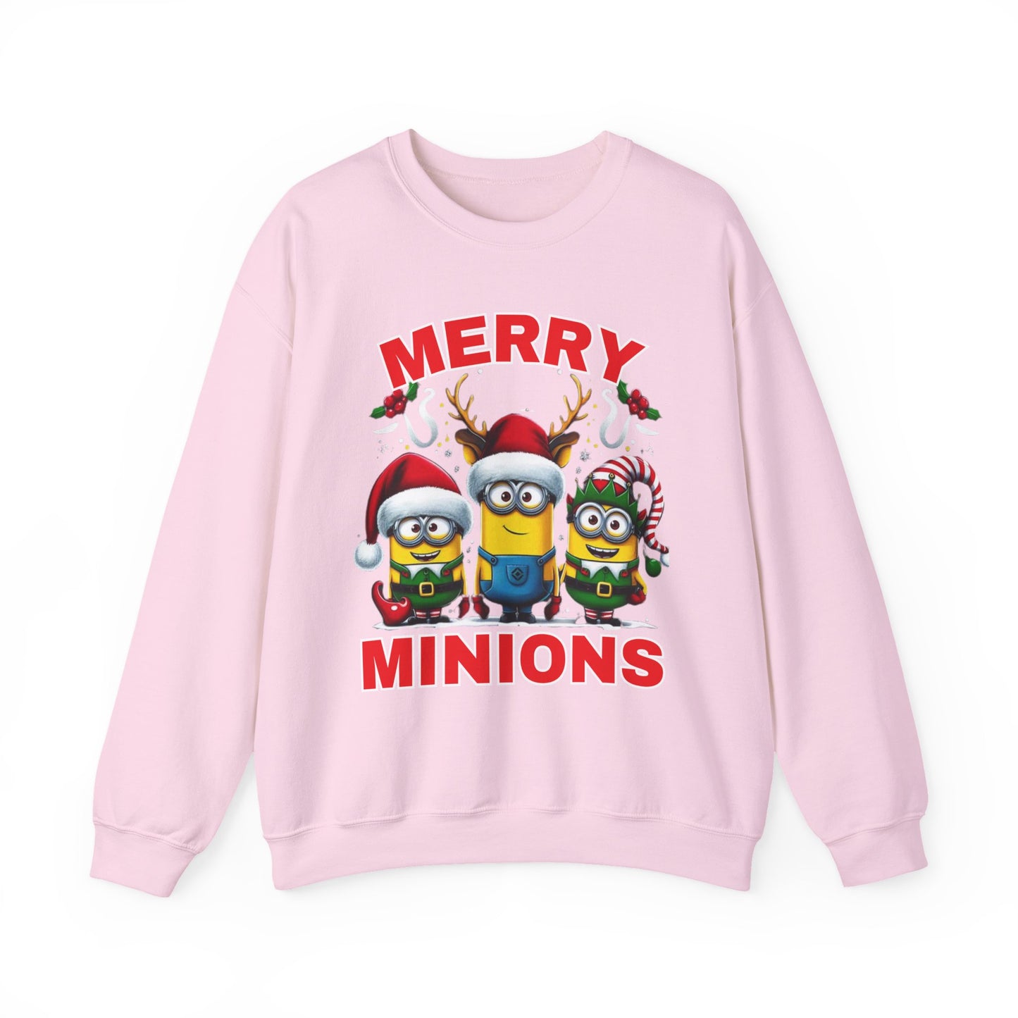 Christmas Minion Holiday Minions Sweatshirt | Cute Xmas Graphic Family Matching