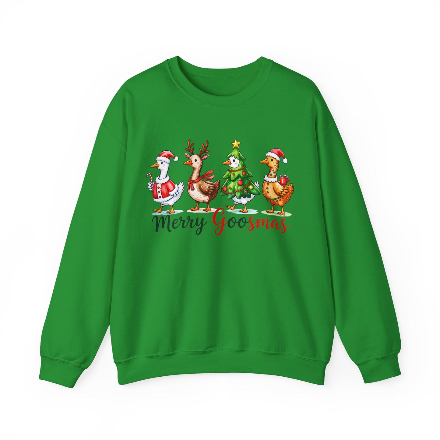 Christmas Merry Goosmas Goose Sweatshirt, Holiday Merry Goose Christmas Shirt