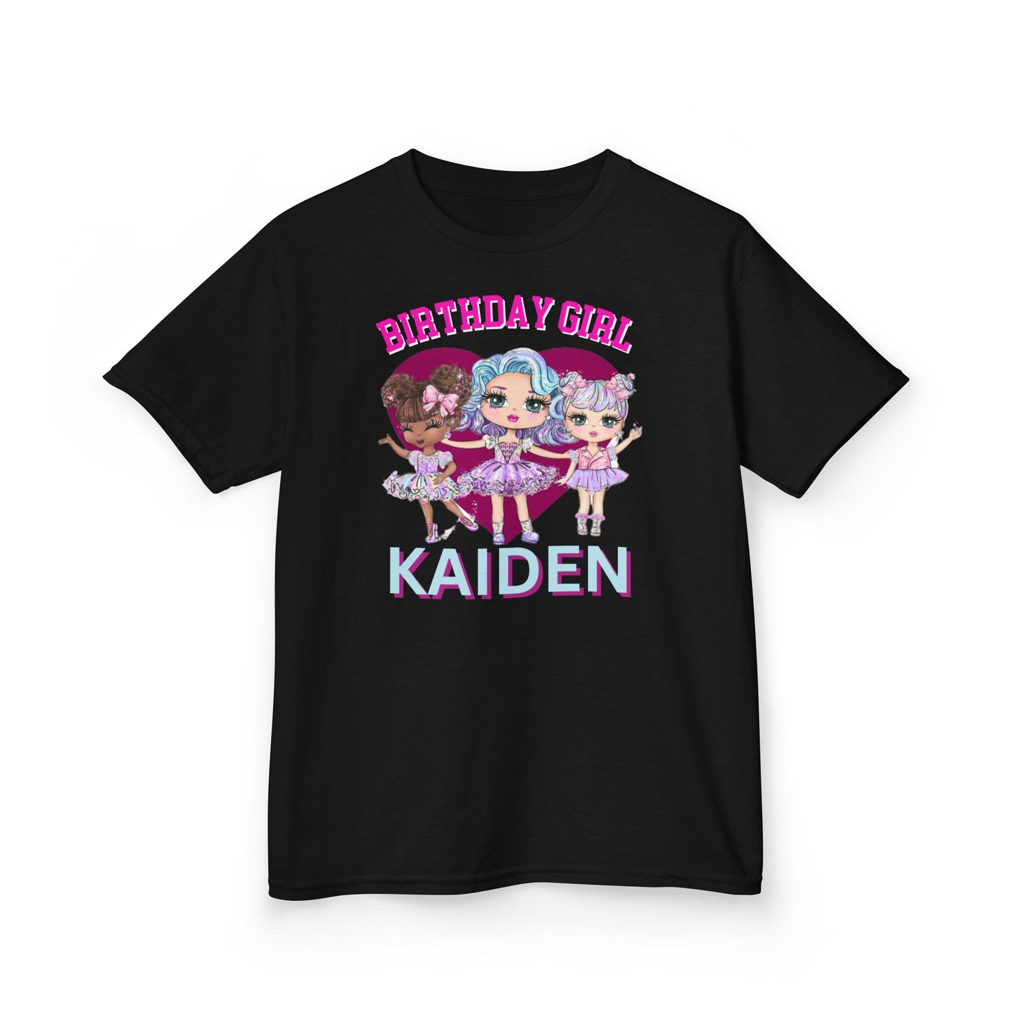 Personalized Doll Birthday T-Shirt for kids, Custom Name Lol Doll Kids, Kids Tee Personalized Doll Birthday T-Shirt
