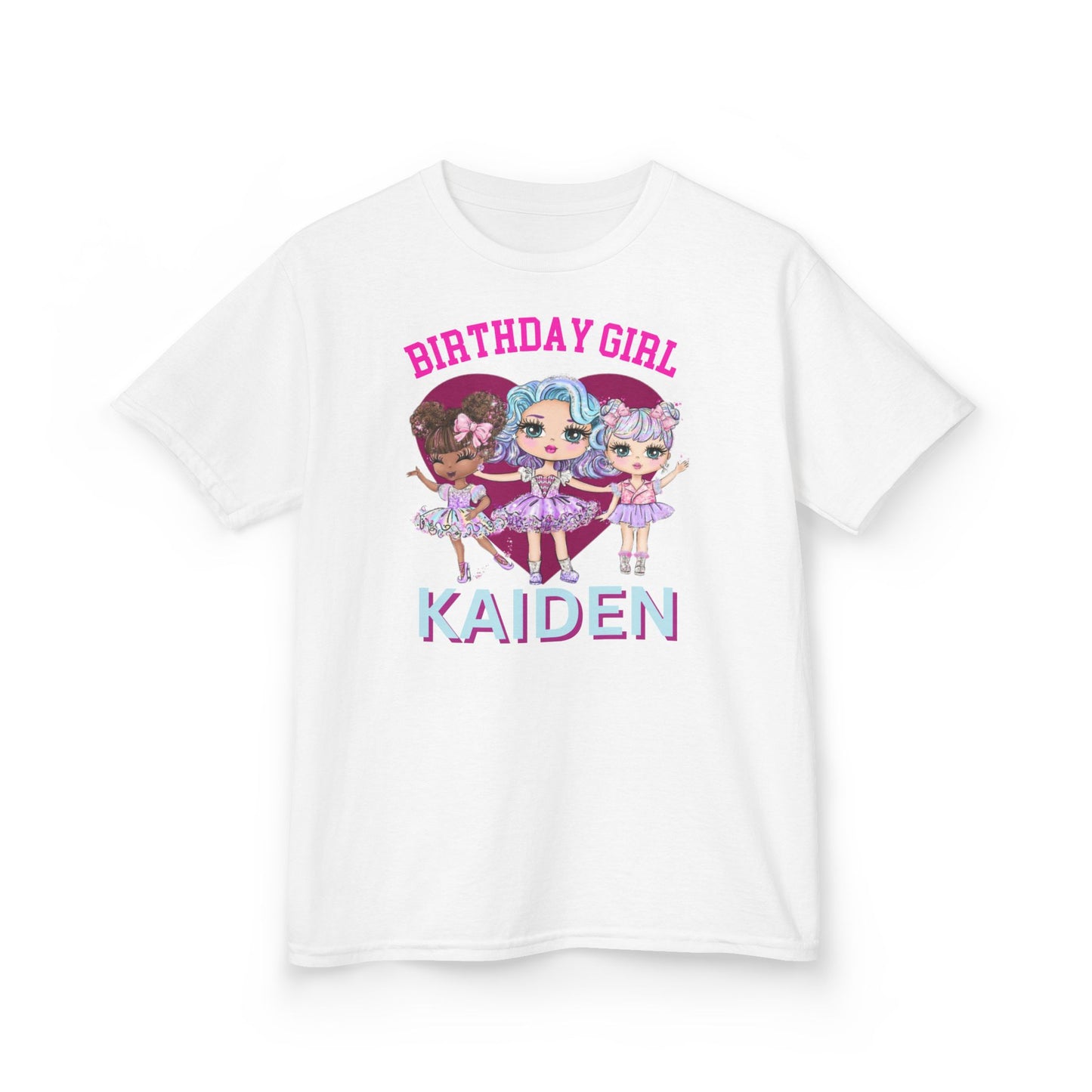 Personalized Doll Birthday T-Shirt for kids, Custom Name Lol Doll Kids, Kids Tee Personalized Doll Birthday T-Shirt