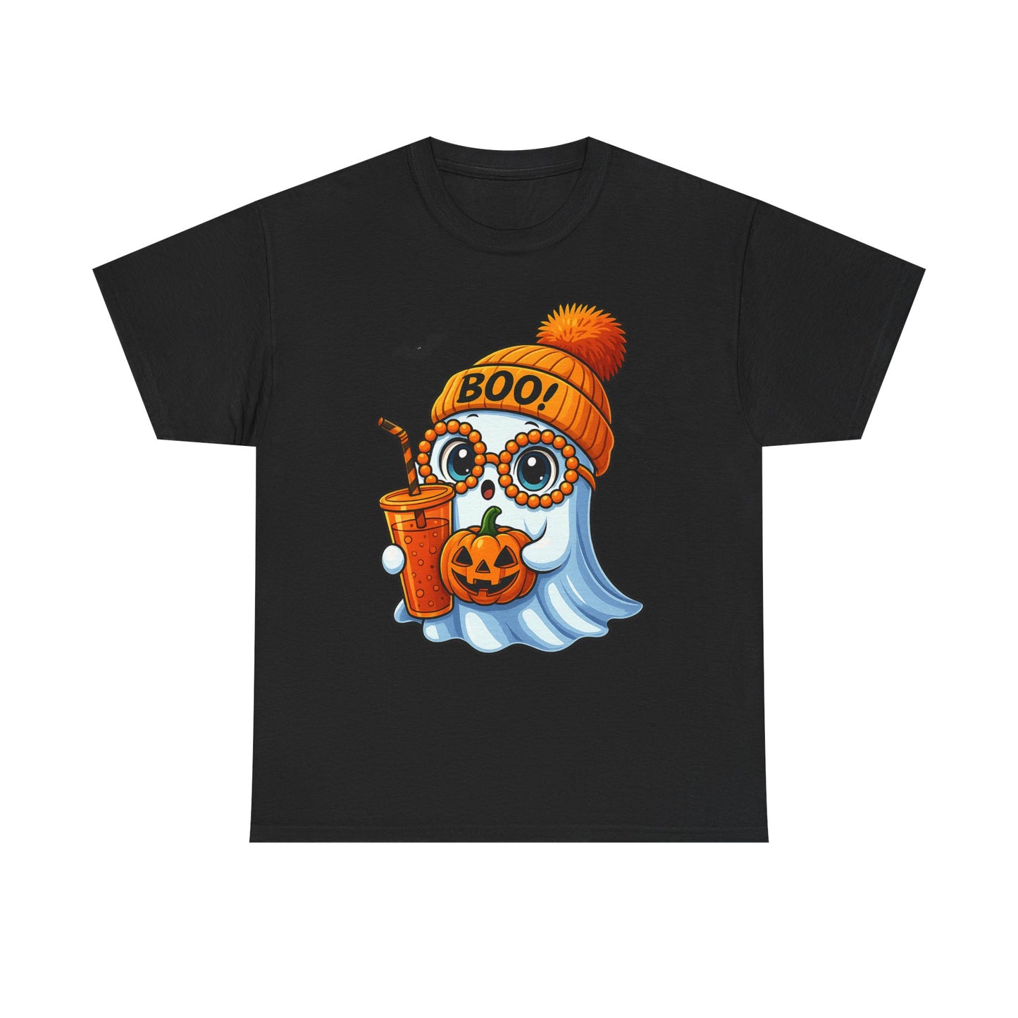 Boo Halloween Ghost Tee, Scary Trick or Treat T-Shirt, Cute Boujee Halloween Unisex Tee, Halloween Ghost Costume