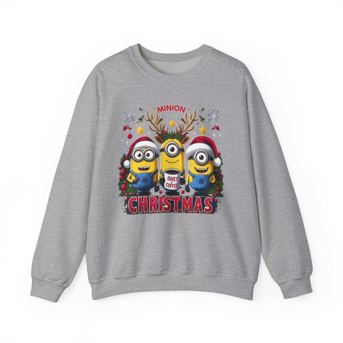 Christmas Minion Holiday Minions Sweatshirt | Cute Xmas Graphic Family Matching