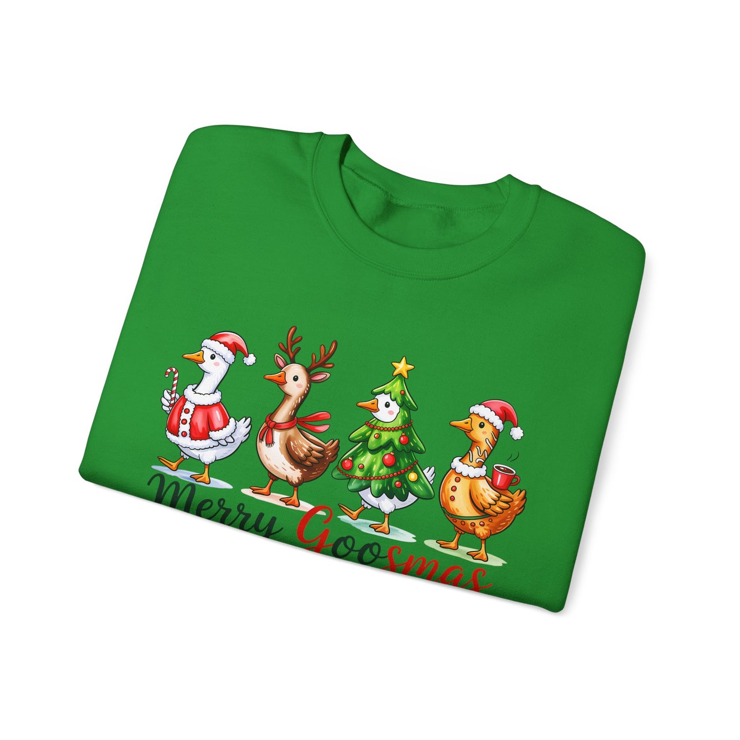 Christmas Merry Goosmas Goose Sweatshirt, Holiday Merry Goose Christmas Shirt