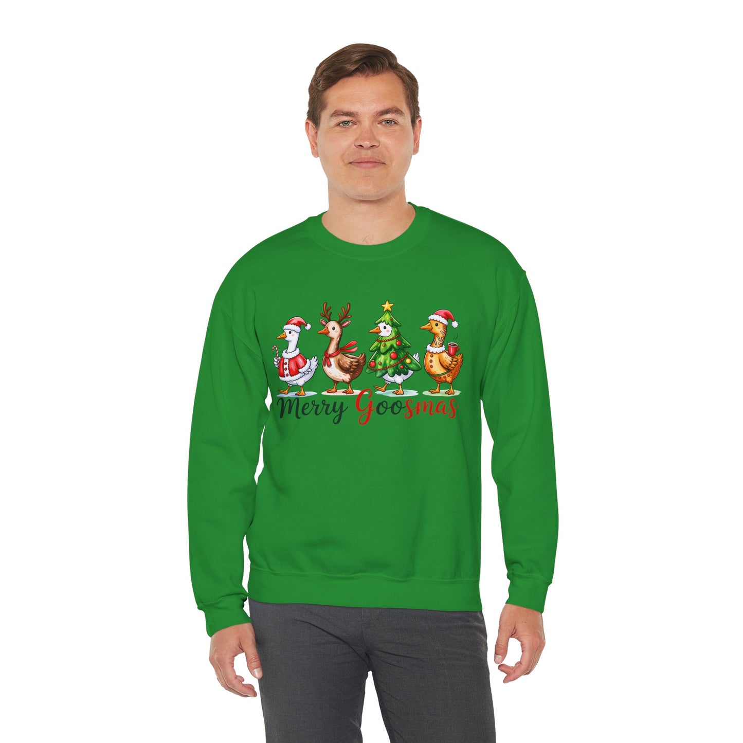 Christmas Merry Goosmas Goose Sweatshirt, Holiday Merry Goose Christmas Shirt