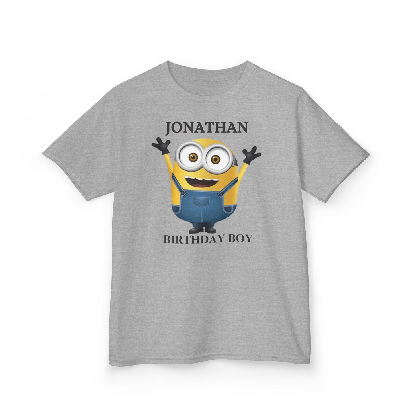 Personalized Minion Birthday T-Shirt, Minion Kids Custom Name T-Shirt, Party Tee, Kids T-Shirt Custom Minion Birthday Tee