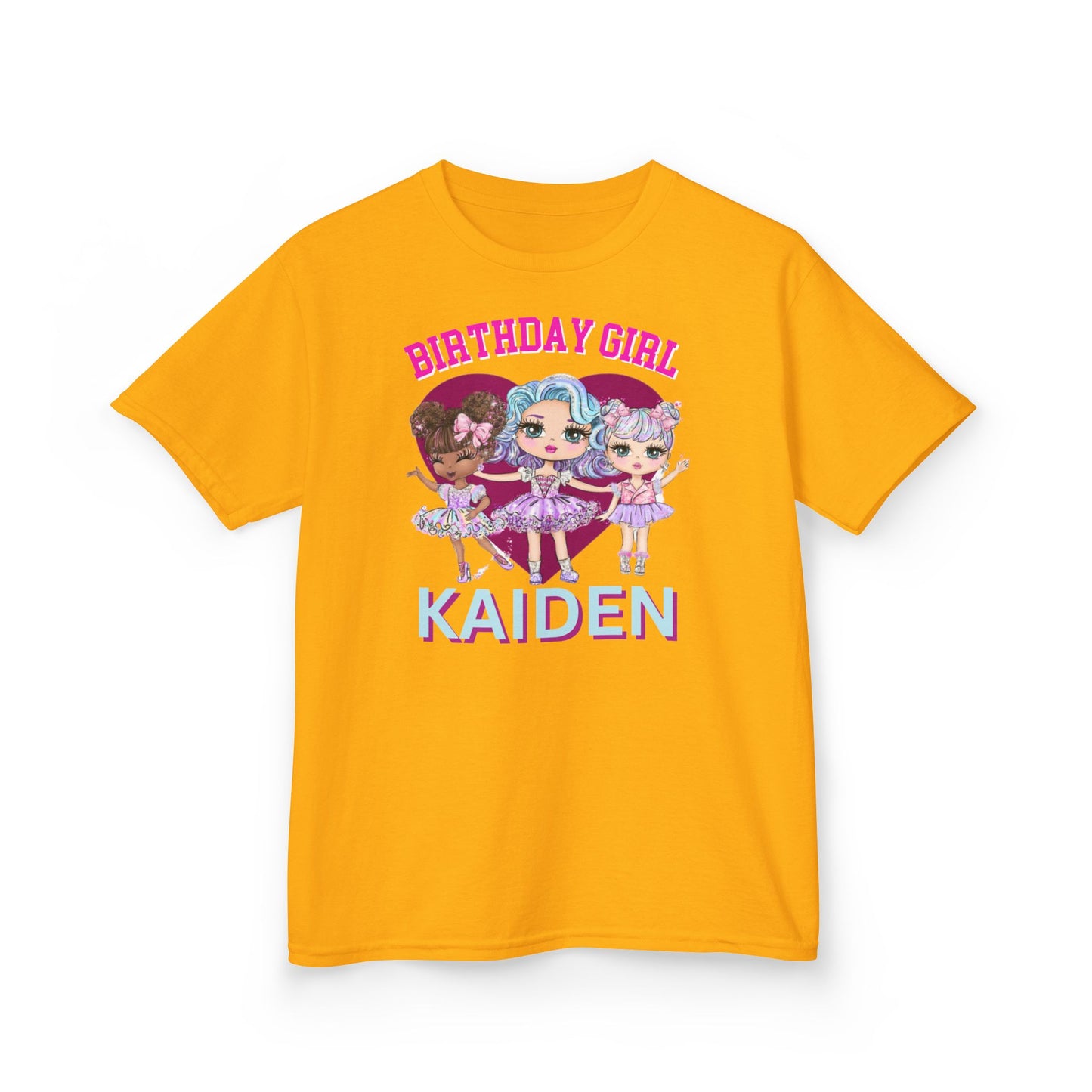 Personalized Doll Birthday T-Shirt for kids, Custom Name Lol Doll Kids, Kids Tee Personalized Doll Birthday T-Shirt