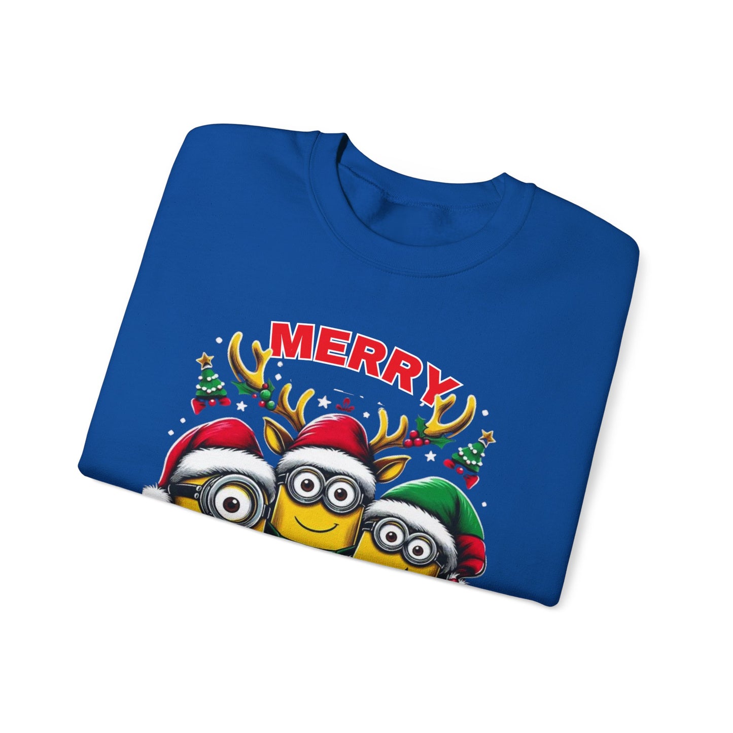 Christmas Minion Holiday Minions Sweatshirt | Cute Xmas Graphic Family Matching