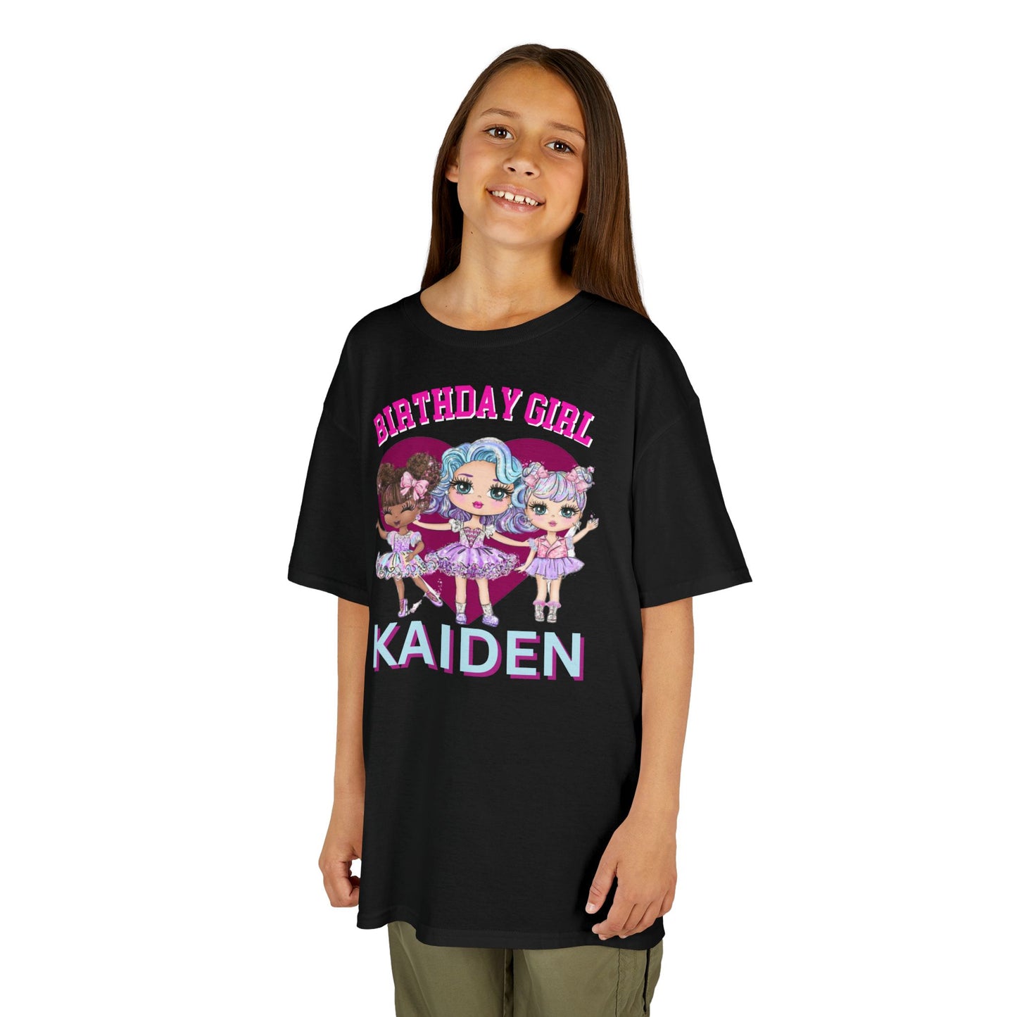 Personalized Doll Birthday T-Shirt for kids, Custom Name Lol Doll Kids, Kids Tee Personalized Doll Birthday T-Shirt