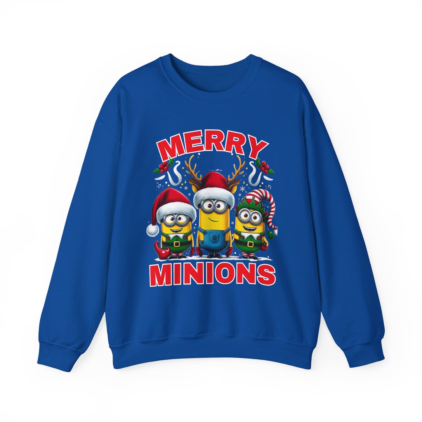 Christmas Minion Holiday Minions Sweatshirt | Cute Xmas Graphic Family Matching