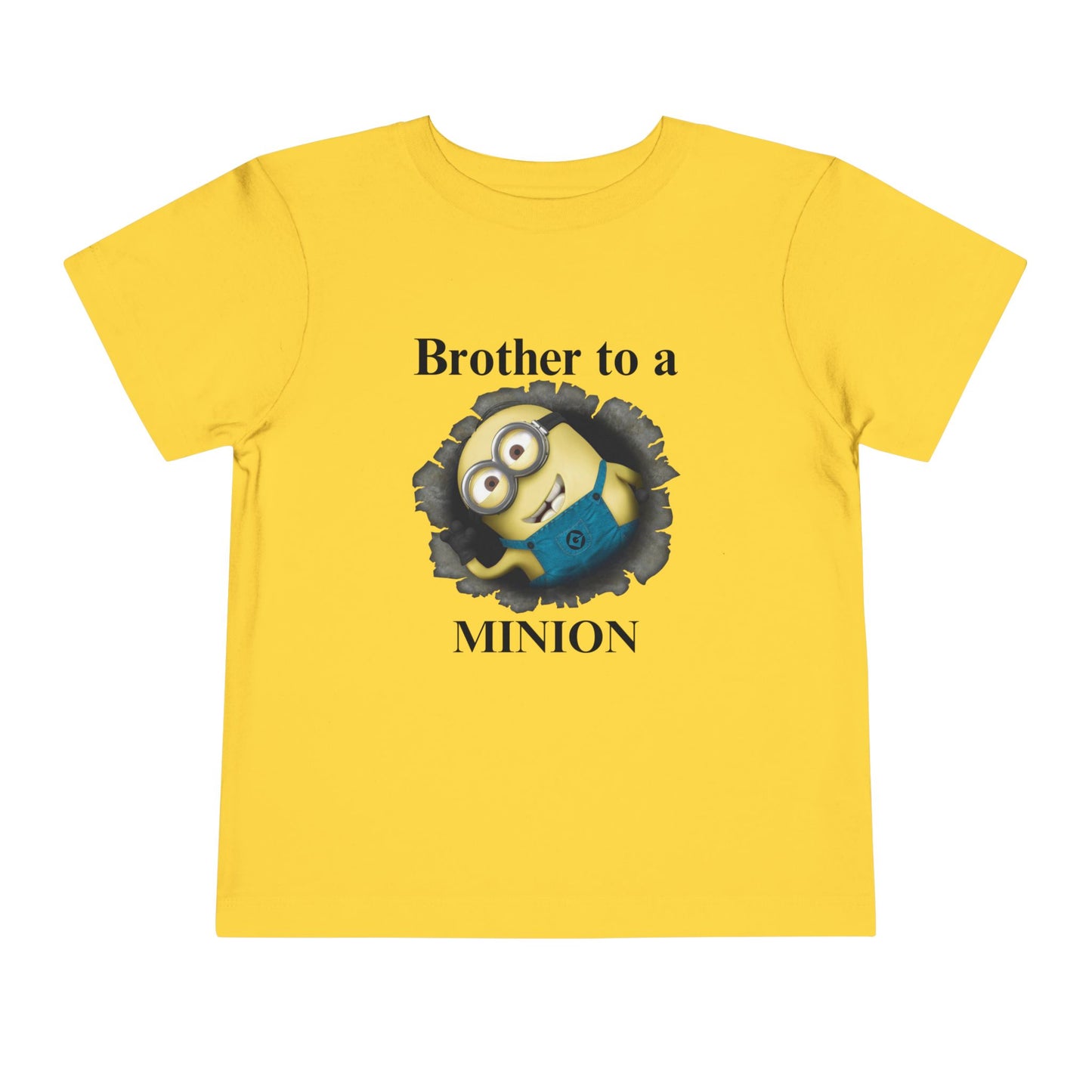 Personalized Minion Birthday Family T-Shirts π¨βπ©βπ§βπ¦ for Toddlers | Custom Name Minion Party Shirts | Matching Family Birthday Outfits πToddler Short Sleeve