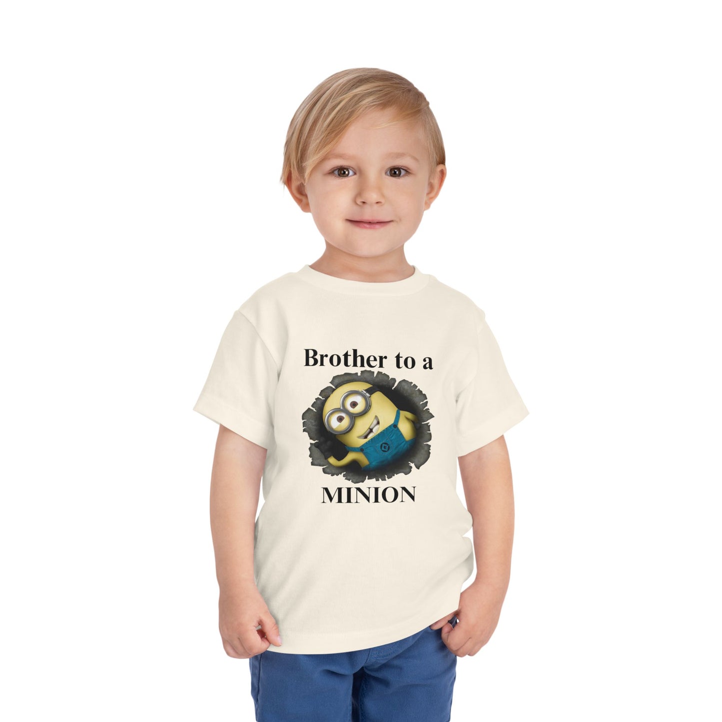 Personalized Minion Birthday Family T-Shirts π¨βπ©βπ§βπ¦ for Toddlers | Custom Name Minion Party Shirts | Matching Family Birthday Outfits πToddler Short Sleeve