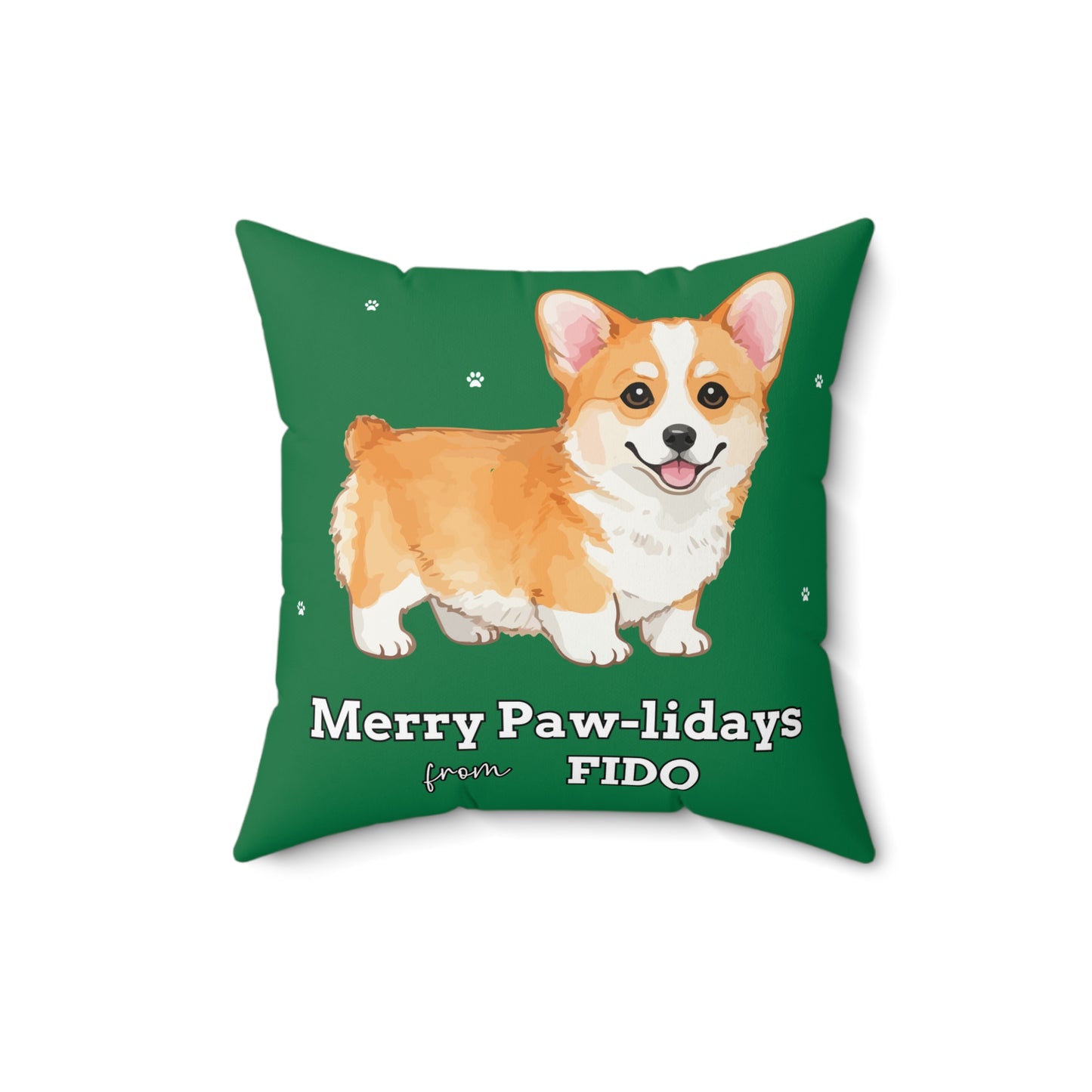 Custom Dog Photo Throw Pillow 🐾 Personalized Pet Portrait Cushion | Unique Dog Lover Gift | Custom Pet Photo Pillow Home Decor Square Poly Canvas Square Pillow