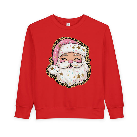 Cute Christmas Santa Sweatshirt | Cozy Holiday Pullover for Kids | Santa Claus Sweater | Festive Xmas Unisex Toddler Sweatshirt