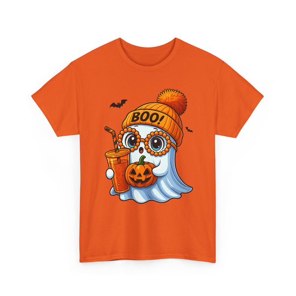 Boo Halloween Ghost Tee, Scary Trick or Treat T-Shirt, Cute Boujee Halloween Unisex Tee, Halloween Ghost Costume