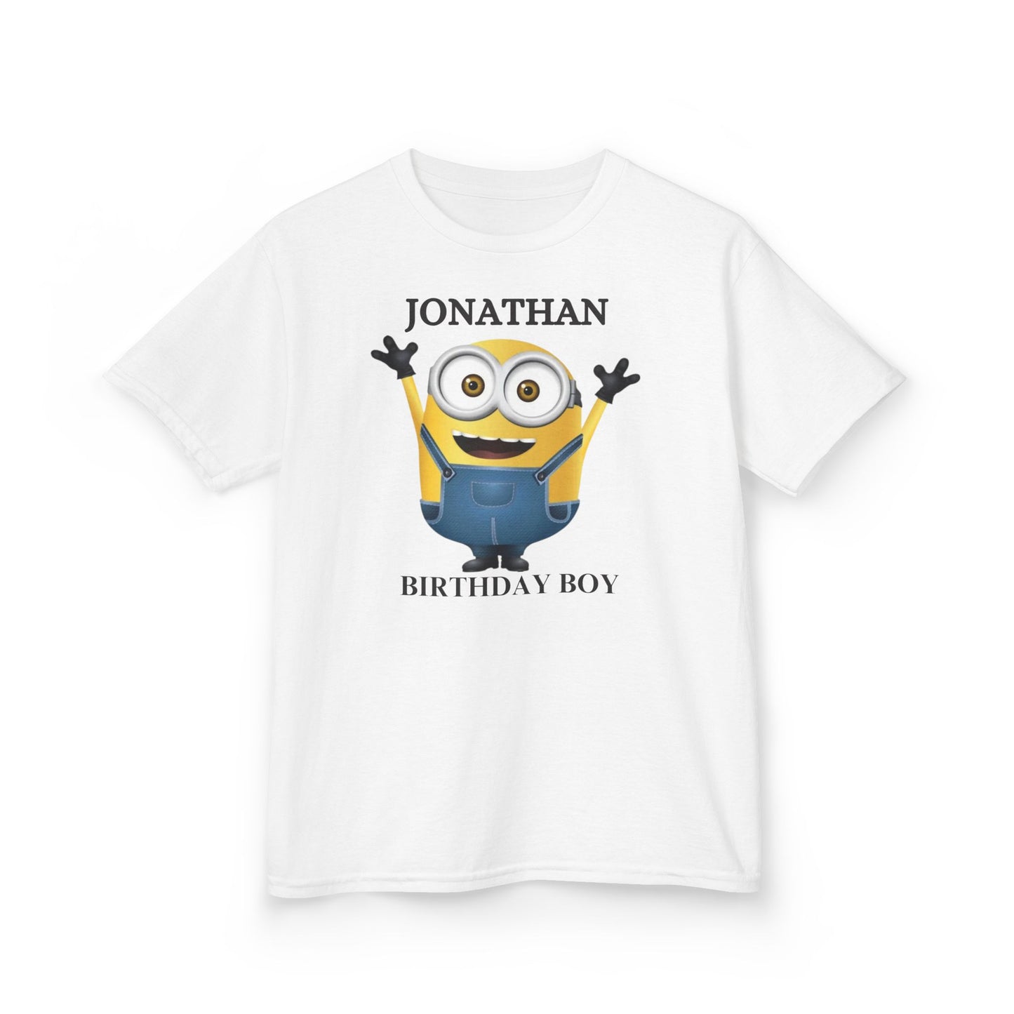 Personalized Minion Birthday T-Shirt, Minion Kids Custom Name T-Shirt, Party Tee, Kids T-Shirt Custom Minion Birthday Tee