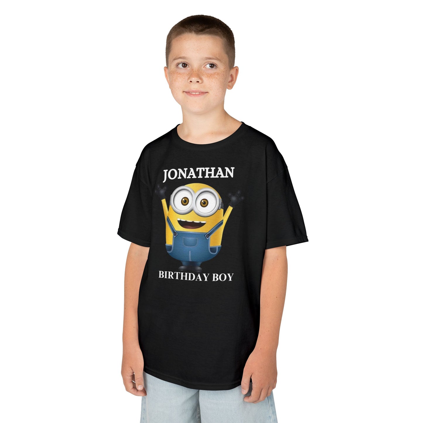 Personalized Minion Birthday T-Shirt, Minion Kids Custom Name T-Shirt, Party Tee, Kids T-Shirt Custom Minion Birthday Tee