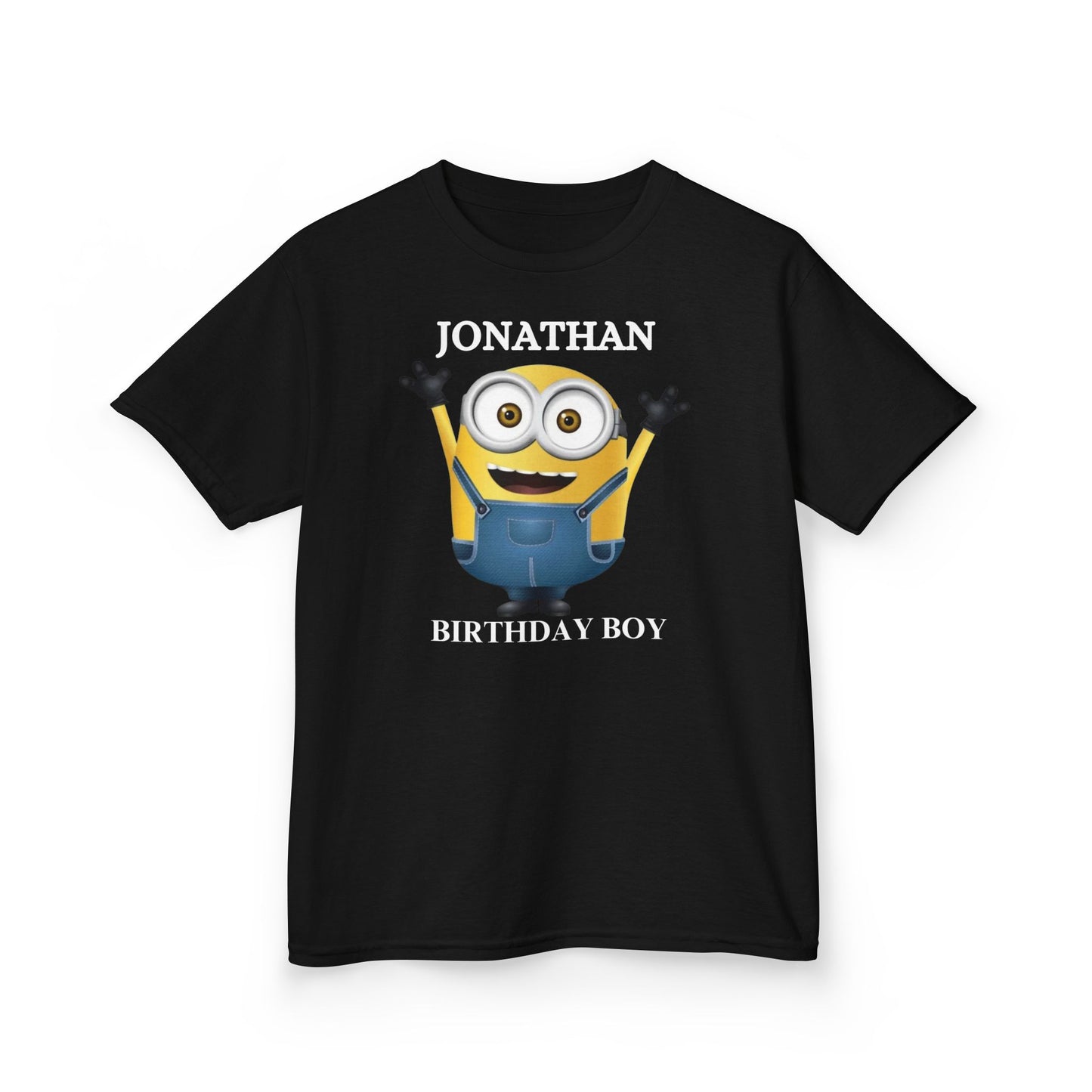 Personalized Minion Birthday T-Shirt, Minion Kids Custom Name T-Shirt, Party Tee, Kids T-Shirt Custom Minion Birthday Tee