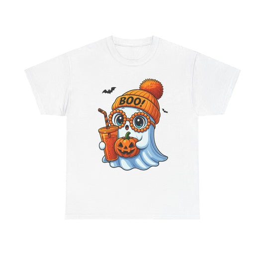 Boo Halloween Ghost Tee, Scary Trick or Treat T-Shirt, Cute Boujee Halloween Unisex Tee, Halloween Ghost Costume