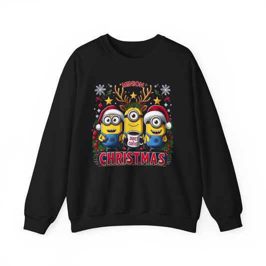 Christmas Minion Holiday Minions Sweatshirt | Cute Xmas Graphic Family Matching