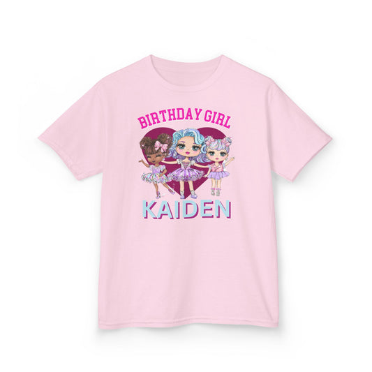 Personalized Doll Birthday T-Shirt for kids, Custom Name Lol Doll Kids, Kids Tee Personalized Doll Birthday T-Shirt